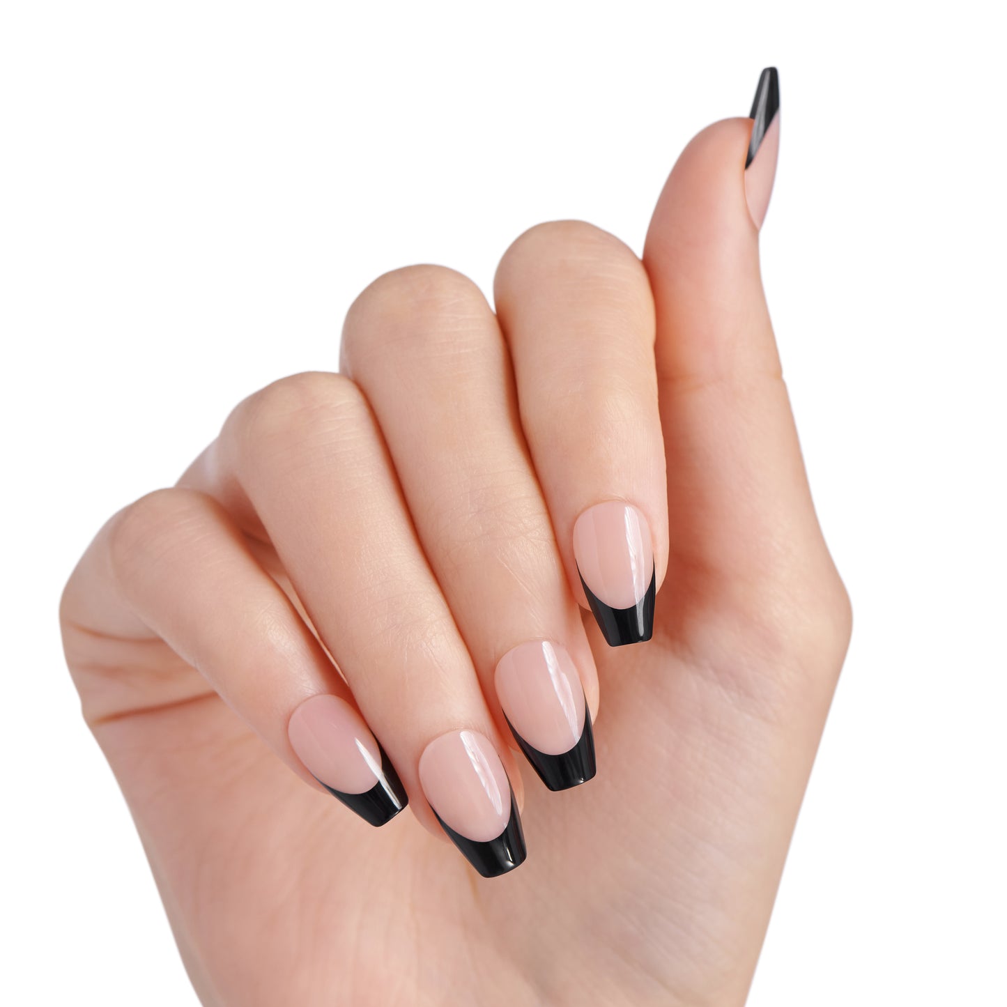 Acrylic Nude French Color - Flame