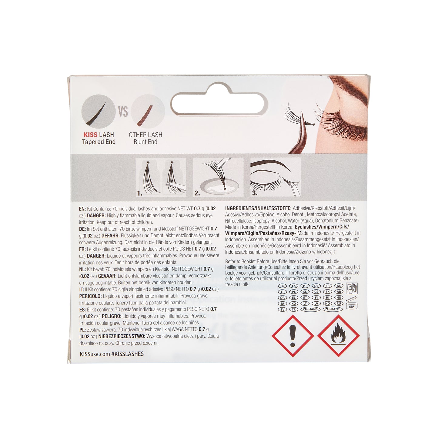 Ciglia a ciuffetti Individual