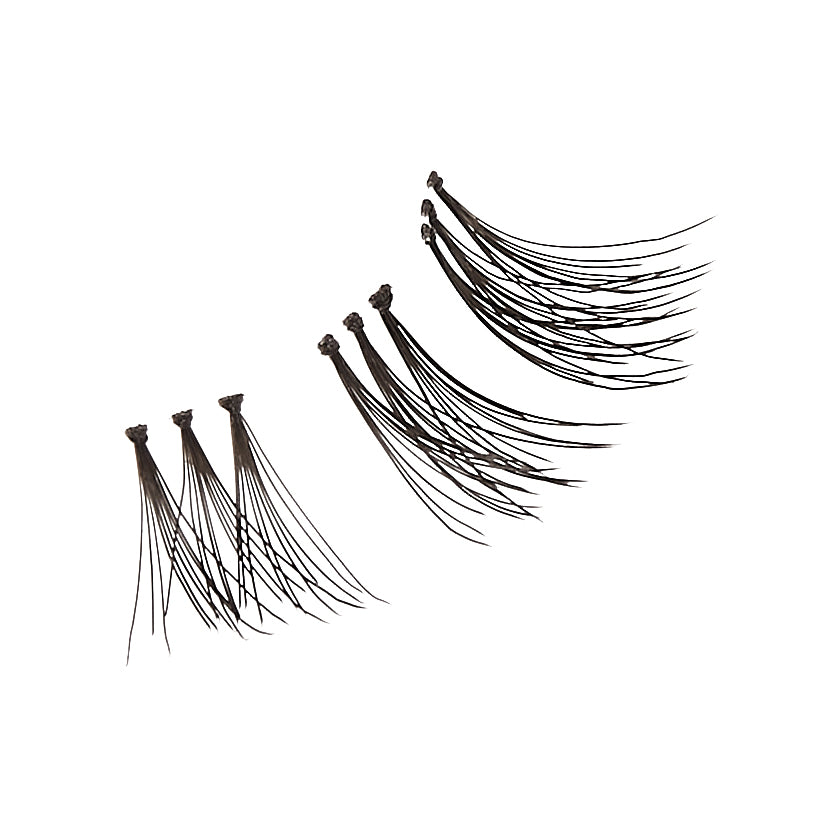 Ciglia a ciuffetti Trio